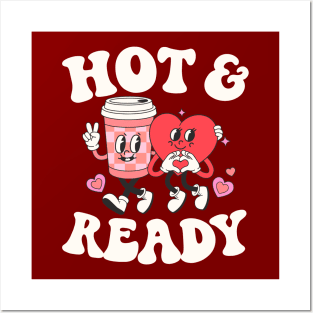 Funny Coffee Lover Valentine's Day Girlfriends Busy Moms Posters and Art